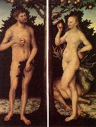 CRANACH, Lucas the Elder Adam and Eve 03 oil painting artist
